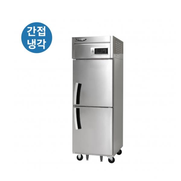 간냉식 올스텐 25BOX 업소용 냉동고 도어 좌흰지 525L (냉동2칸)