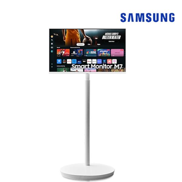 스무스 M7 M70D 화이트 32인치 (80.0 cm)+이동형스탠드/리모컨포함 LS32DM703EK-ST